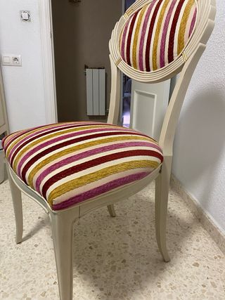 4 sillas de diseño lopez de hierro