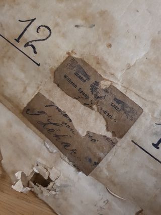 Nastro musicale per pianoforte meccanico