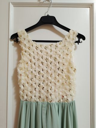 Vestido de fiesta talla 36 pero da talla 38