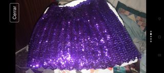 Falda de lentejuelas 