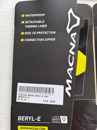 Chaqueta de moto MACNA mujer