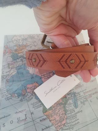 Cinturon marron 90cm nuevo