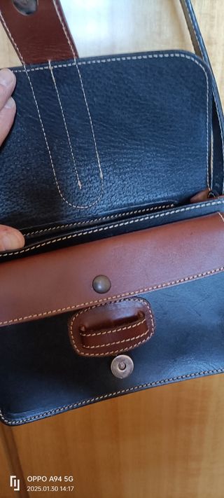 Lote de 7 bolsos de piel y de lona a Buen precio