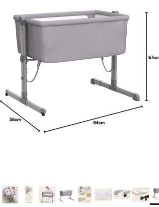 Mini cuna, bañera plegable, reductor,hamaca bañera