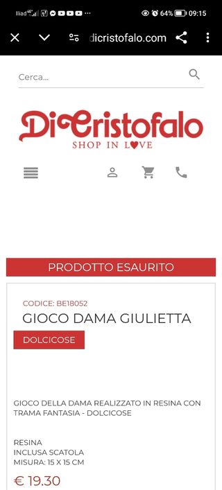 Gioco Dama Giulietta