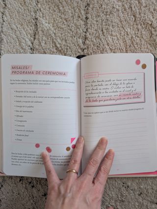 La agenda de nuestra boda: Un libro de: Bodas de cuento. Styling and Design