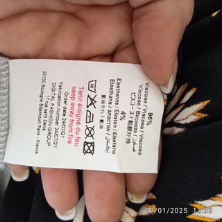 Vestido  ENVI   frasse S