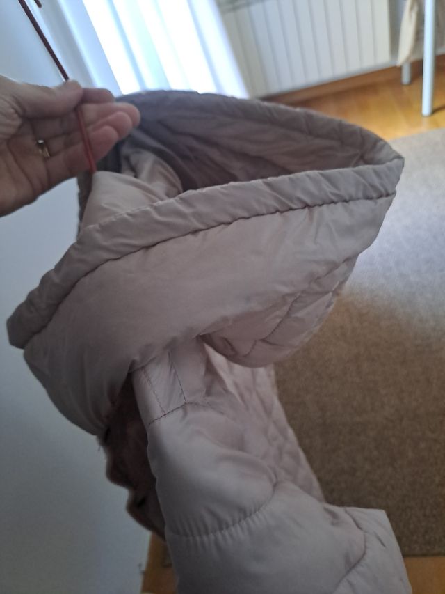 Anorak rosa de mujer