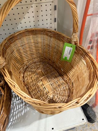 Cesta de mimbre grande