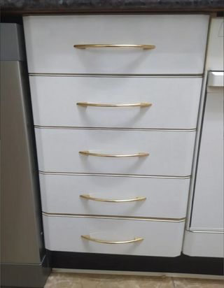 Puertas de muebles de cocina blancas