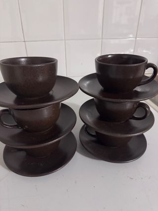 Set 6 tazze e piattini