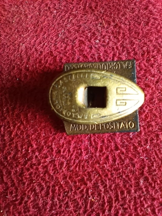 Pin da bavero ventennio fascista