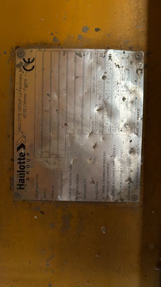 Plataforma Tijera eléctrica 12 Haulotte COMPACT12