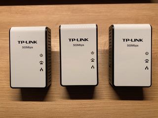 3 Adaptadores PLC 500 Mbps TP-Link AV500 Powerline