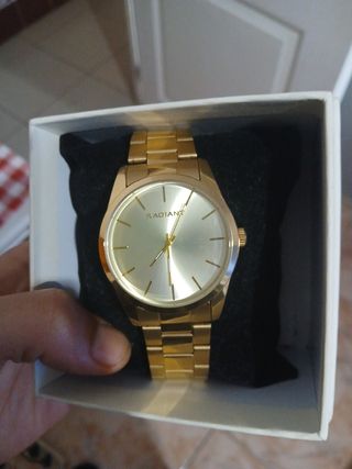 Reloj de oro de 12 quilates marca radian