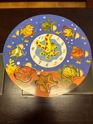 Jugete puzzle reloj 