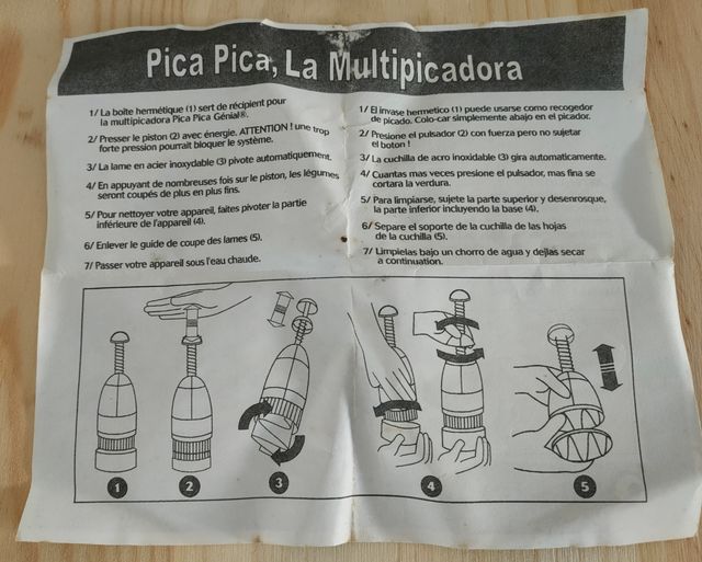 Picadora Pica, Pica Antigua
