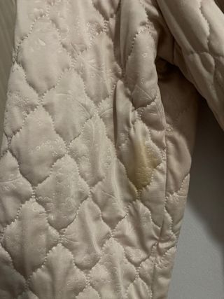 Bata lencera mujer de invierno rosa palo talla ML