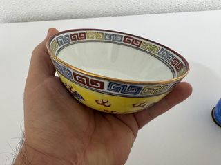 ANTIGUO SET PORCELANA CHINA DRAGON AÑOS 80