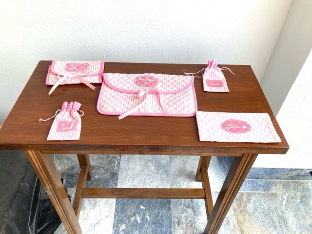 Lote 5 neceseres Enamorados Vintage