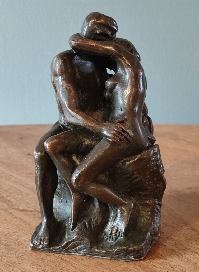 Statuetta bronzo Il Bacio Rodin