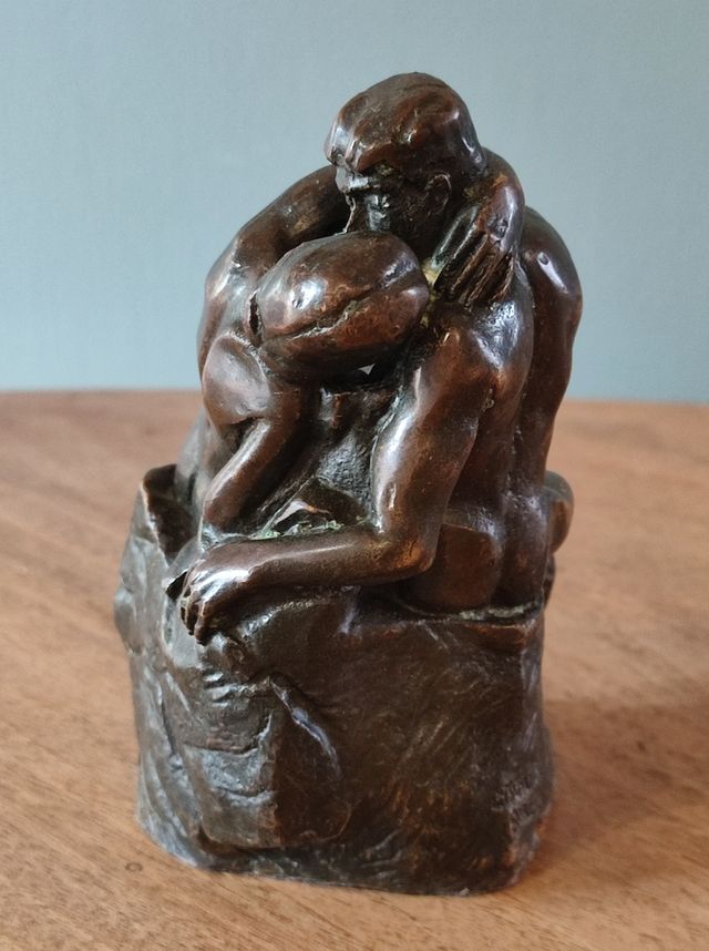 Statuetta bronzo Il Bacio Rodin