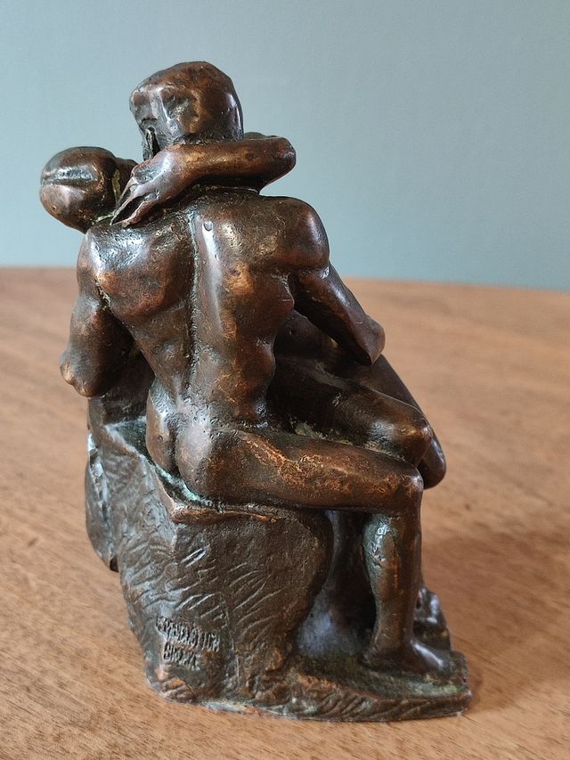 Statuetta bronzo Il Bacio Rodin