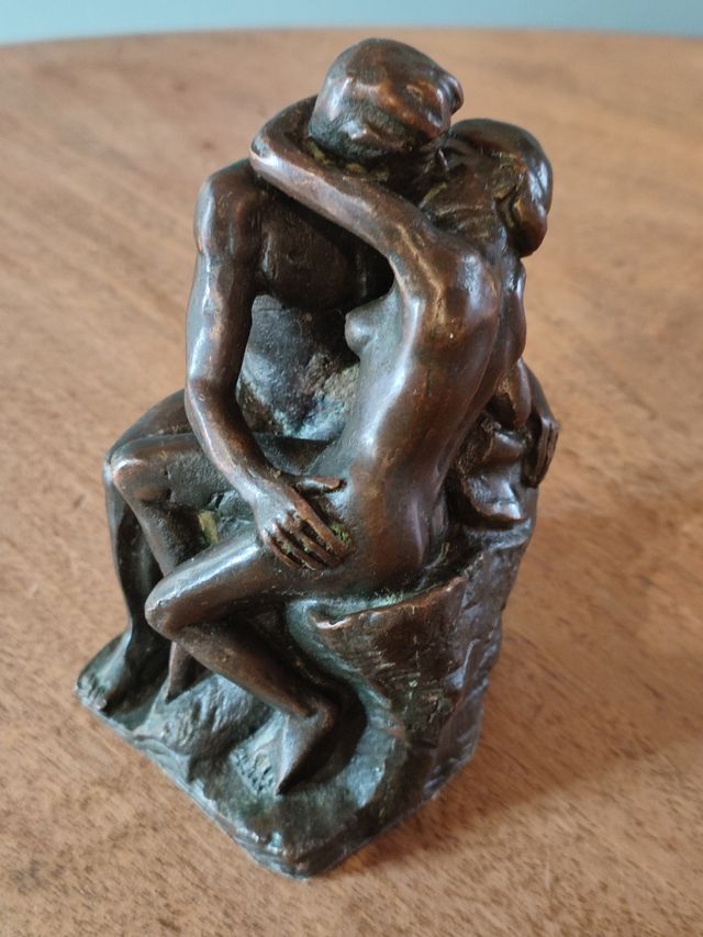 Statuetta bronzo Il Bacio Rodin