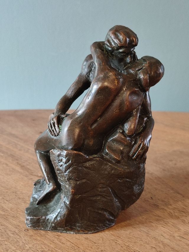 Statuetta bronzo Il Bacio Rodin
