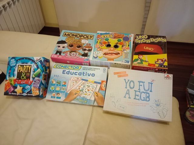 Lote de juegos de mesa