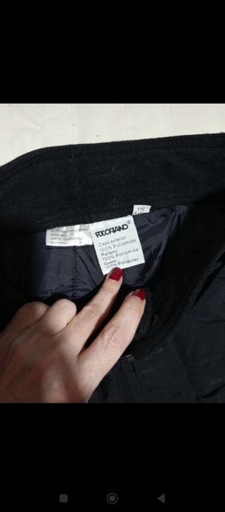 Pantalones nieve esqui unisex talla 6
