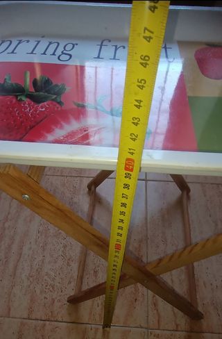 Mesa Plegable, Madera
