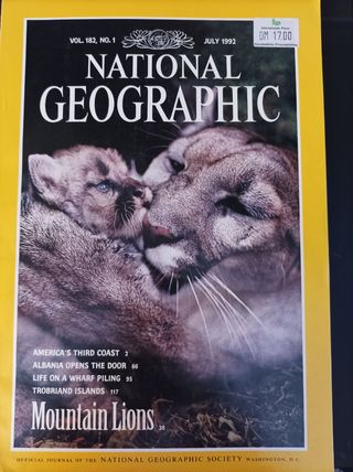 Revista National Geographic july 1992