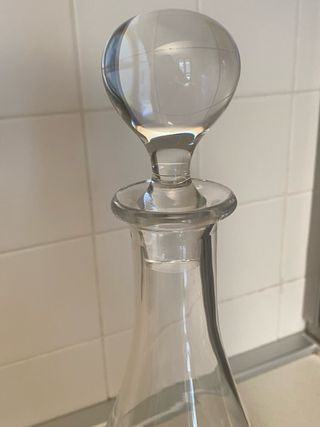 Bottiglia in cristallo