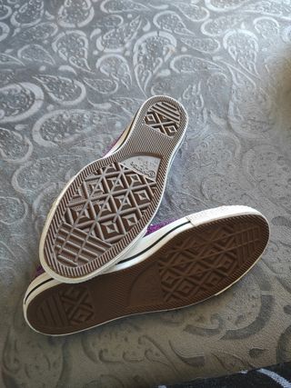 Converse talla 44 de lentejuelas rosas