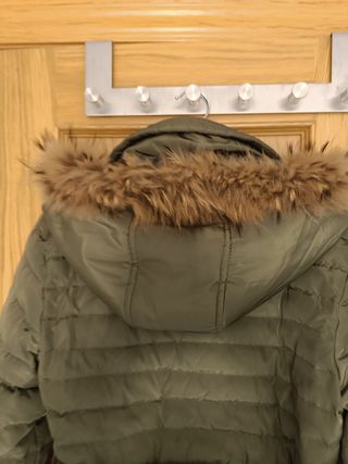 Plumas largo kaki talla S Sfera 