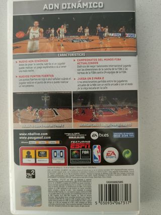Juego PSP NBA live 09
