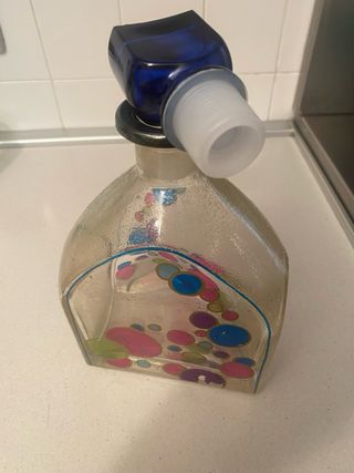 Bottiglia dipinta a mano