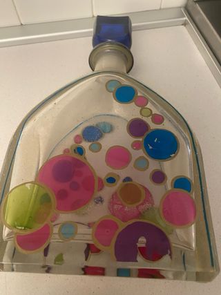 Bottiglia dipinta a mano