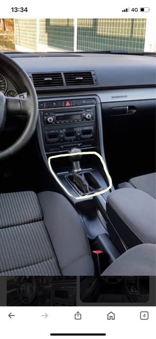 cenicero Audi A4 b6b7.