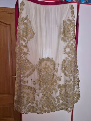 Corpiño y manteletas fallera
