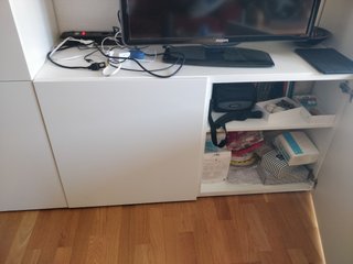 Mueble Besta blanco para tv salón ikea