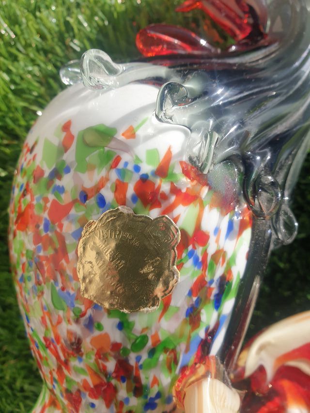 Gallo de cristal VETRI D'ARTE