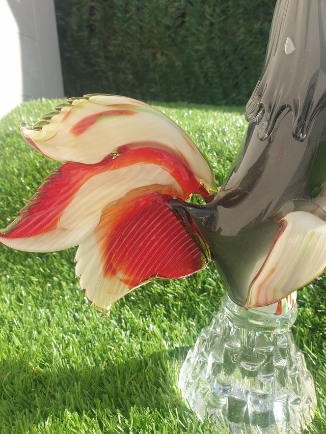 Gallo de cristal VETRI D'ARTE