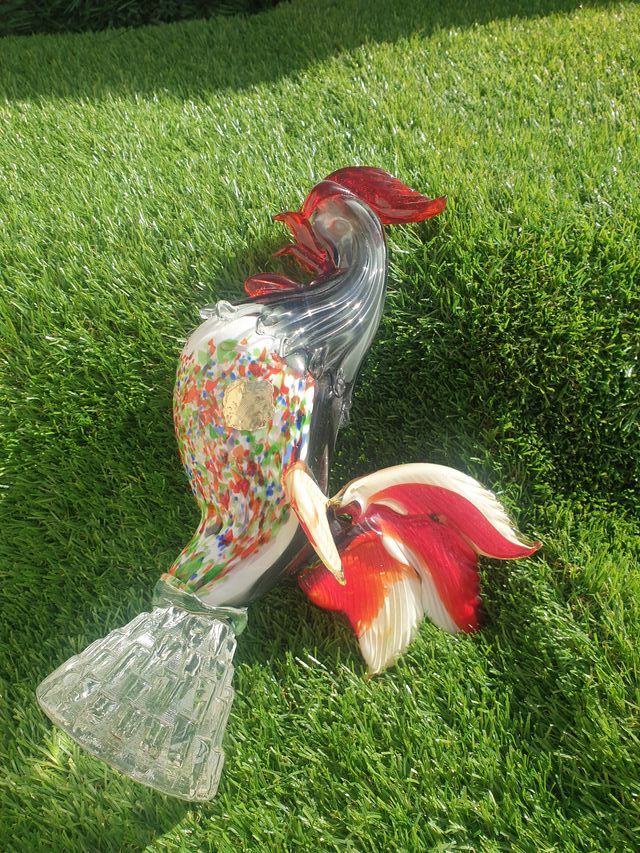 Gallo de cristal VETRI D'ARTE