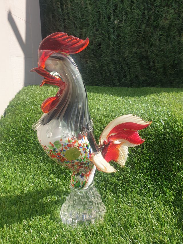 Gallo de cristal VETRI D'ARTE