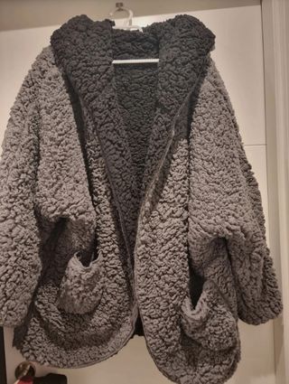 Abrigo oversize talla única