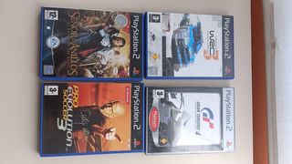 PlayStation 2  con lote de 8 juegos.
