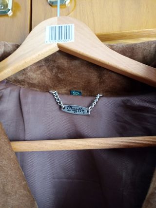 Cazadora de caballero de ante