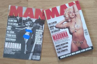 Revista Man - Madonna 1992 con fascículo